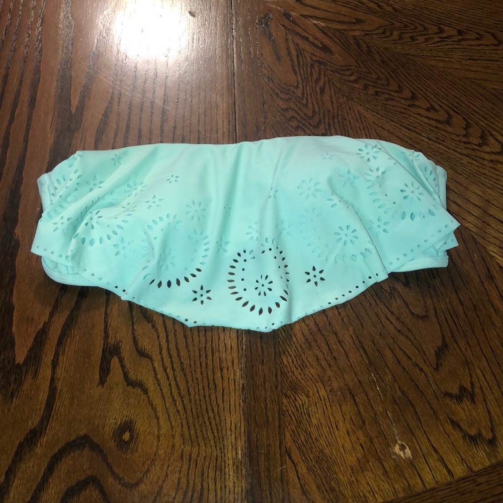 Target strapless swim top